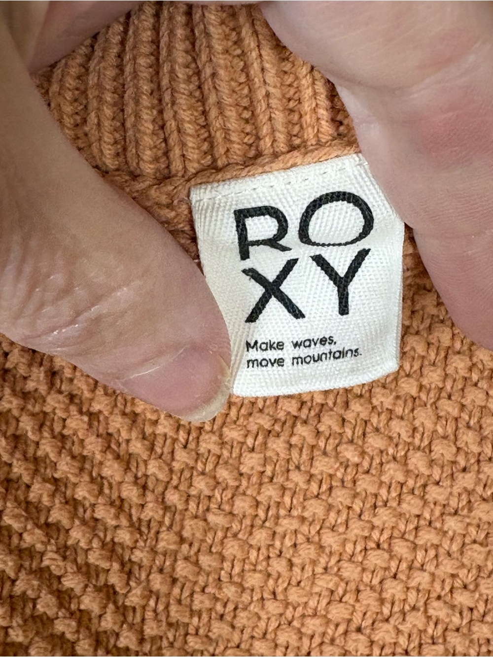 Roxy Camel Knit Crop Tank Top - Picture 2 of 7